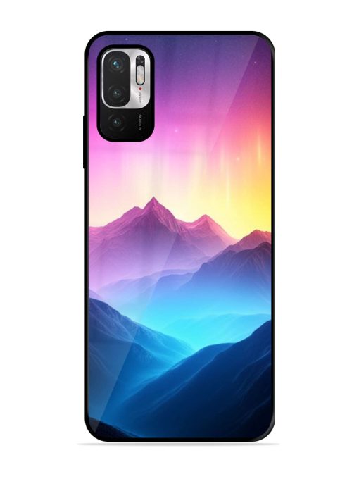 Cosmic Mountains Glossy Soft Edge Case for Xiaomi Redmi Note 10T (5G) Chachhi