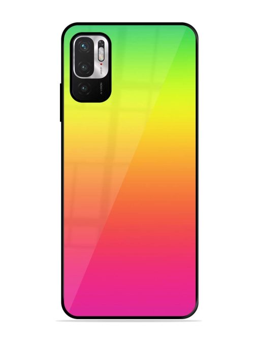 Rainbow Gradient Glossy Soft Edge Case for Xiaomi Redmi Note 10T (5G)