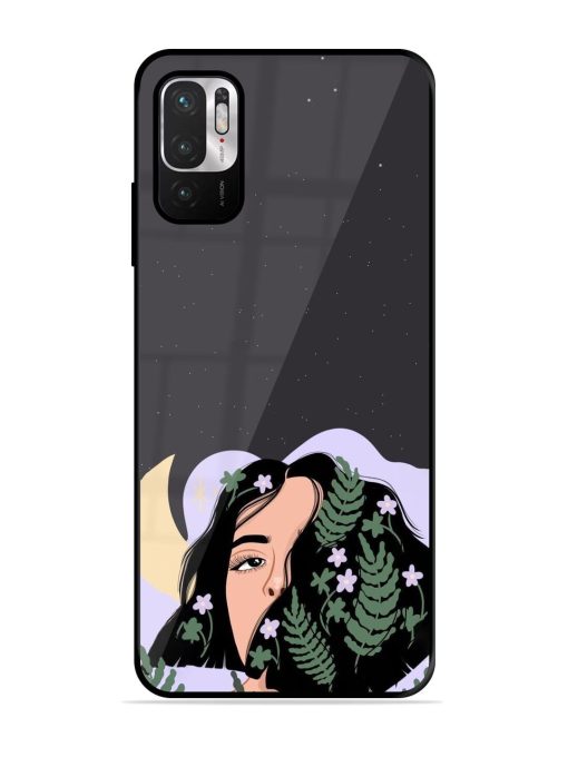 Lunar Lullaby Glossy Soft Edge Case for Xiaomi Redmi Note 10T (5G) Chachhi