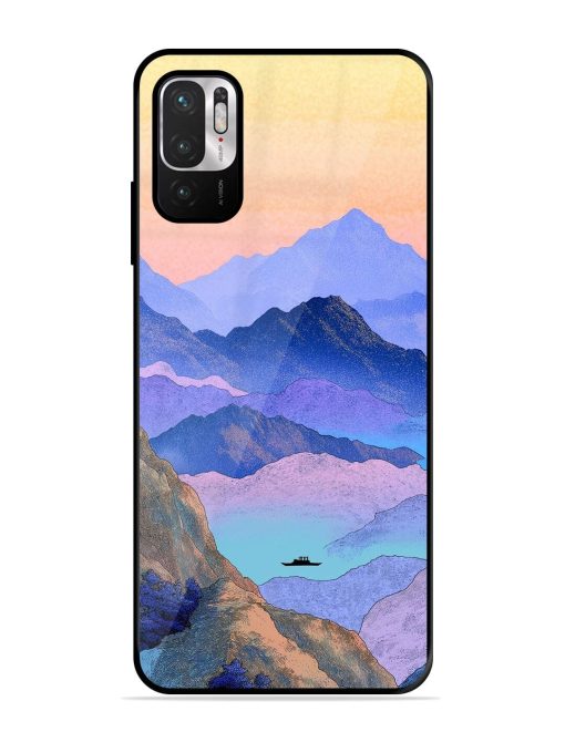 Mountain Mist Glossy Soft Edge Case for Xiaomi Redmi Note 10T (5G) Chachhi