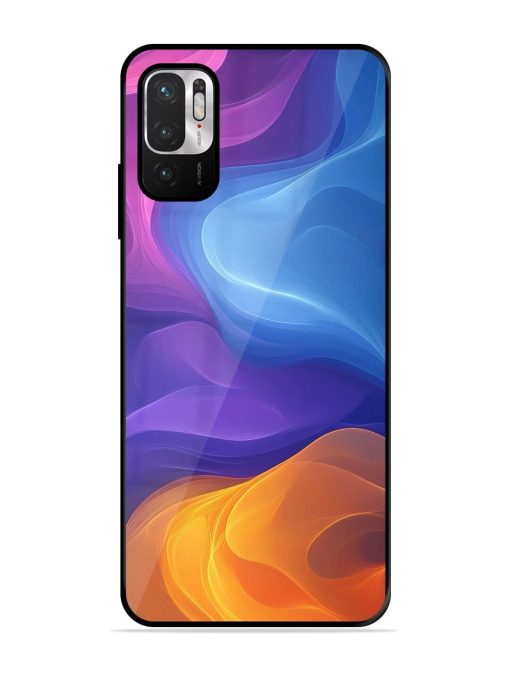 Cosmic Currents Glossy Soft Edge Case for Xiaomi Redmi Note 10T (5G) Chachhi