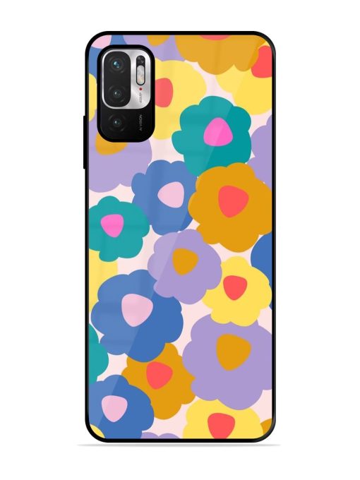 Flower Power Glossy Soft Edge Case for Xiaomi Redmi Note 10T (5G) Chachhi