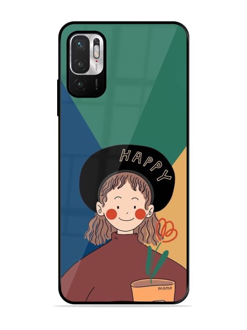 Happy Momo Glossy Soft Edge Case for Xiaomi Redmi Note 10T (5G) Chachhi