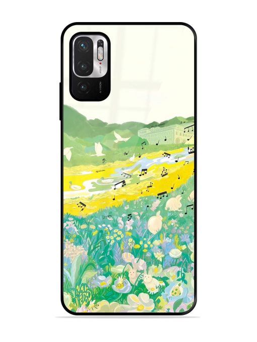 Melody In Bloom Glossy Soft Edge Case for Xiaomi Redmi Note 10T (5G) Chachhi