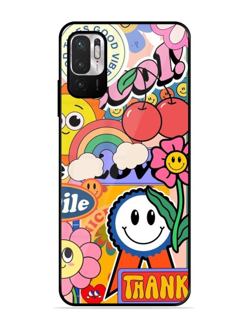 Good Times Good Vibes Glossy Soft Edge Case for Xiaomi Redmi Note 10T (5G) Chachhi