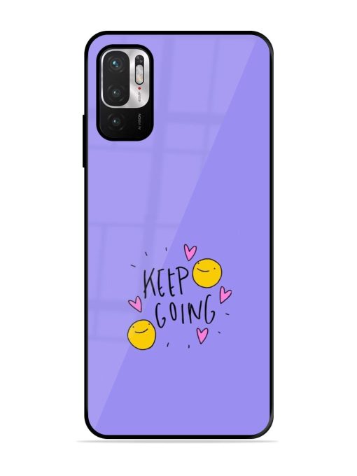 Smiling Through It All Glossy Soft Edge Case for Xiaomi Redmi Note 10T (5G) Chachhi