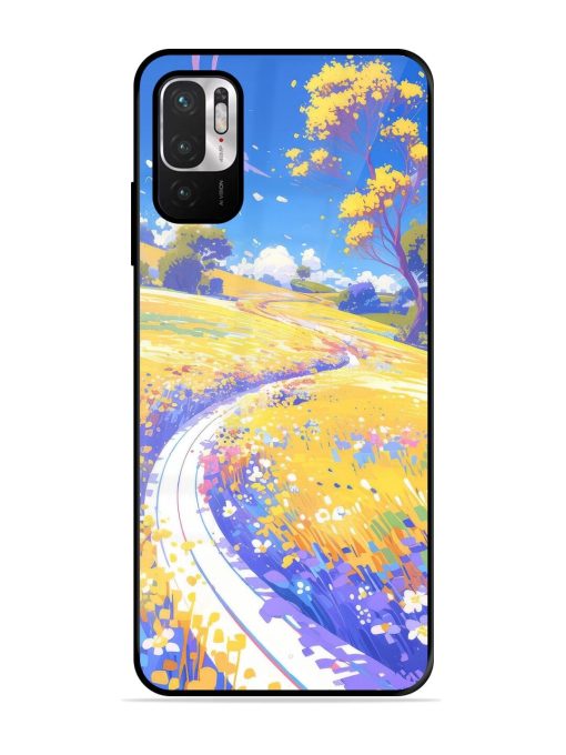 Vibrant Spring Meadow Glossy Soft Edge Case for Xiaomi Redmi Note 10T (5G) Chachhi