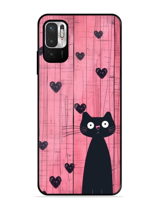 Feline Valentine'S Day Glossy Soft Edge Case for Xiaomi Redmi Note 10T (5G) Chachhi