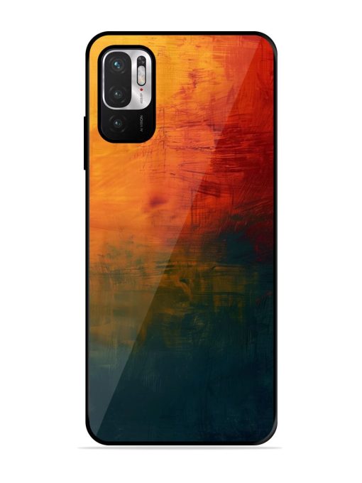 Golden Hour Canvas Glossy Soft Edge Case for Xiaomi Redmi Note 10T (5G) Chachhi