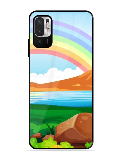 Rainbow Over The Lake Glossy Soft Edge Case for Xiaomi Redmi Note 10T (5G) Chachhi