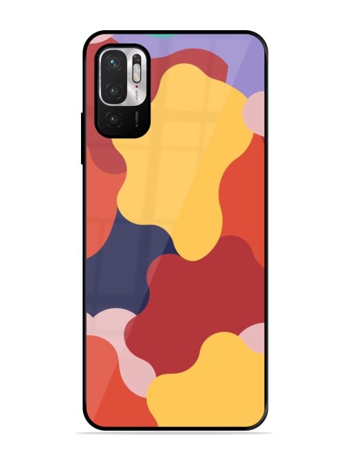 Gooey Color Chaos Glossy Soft Edge Case for Xiaomi Redmi Note 10T (5G) Chachhi