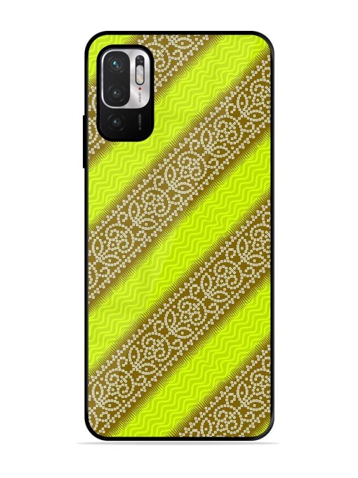 Golden Bandana Bliss Glossy Soft Edge Case for Xiaomi Redmi Note 10T (5G) Chachhi