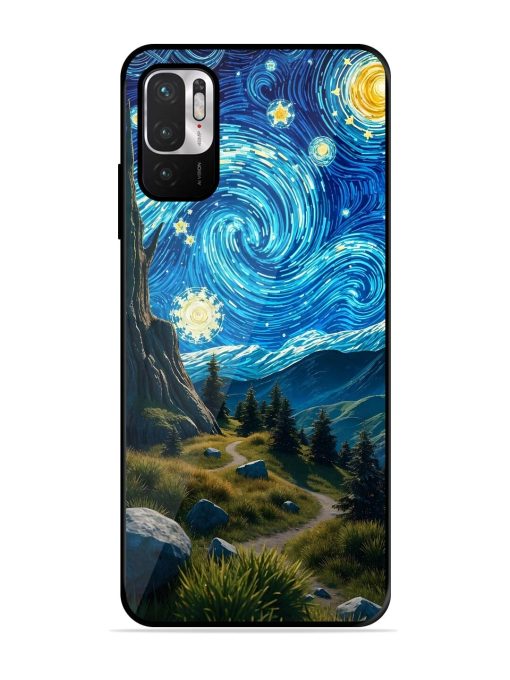 Starry Night In The Shire Glossy Soft Edge Case for Xiaomi Redmi Note 10T (5G) Chachhi