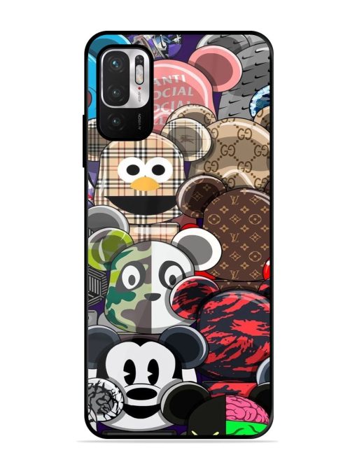 Streetwear Bearbrick Extravaganza Glossy Soft Edge Case for Xiaomi Redmi Note 10T (5G) Chachhi