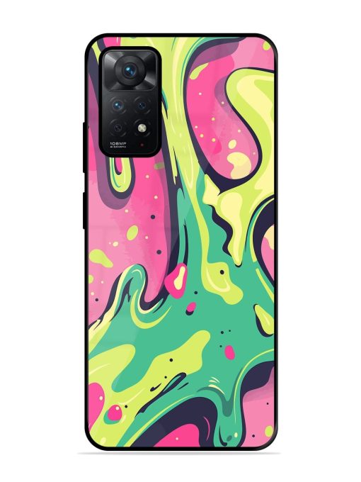 Gooey Grooves Glossy Soft Edge Case for Xiaomi Redmi Note 11 Chachhi