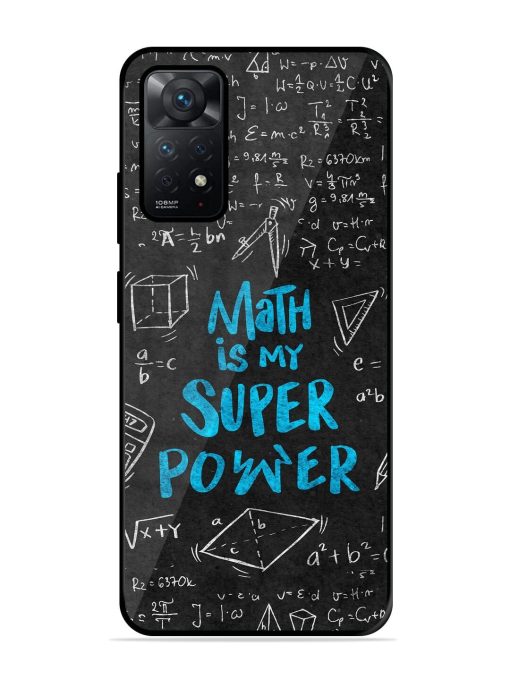 Math Magic Glossy Soft Edge Case for Xiaomi Redmi Note 11 Chachhi