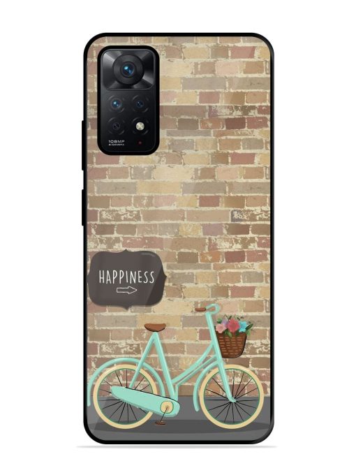 Pedaling Towards Happiness Glossy Soft Edge Case for Xiaomi Redmi Note 11 Chachhi