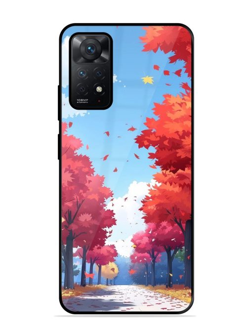 Autumn'S Embrace Glossy Soft Edge Case for Xiaomi Redmi Note 11 Chachhi