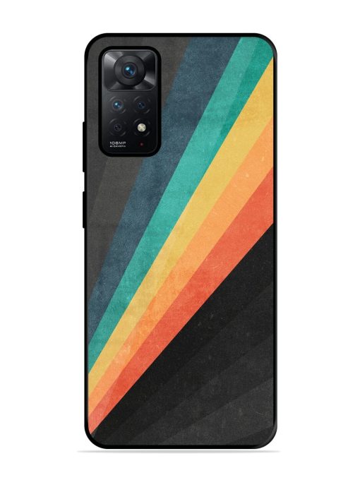 Retro Spectrum Glossy Soft Edge Case for Xiaomi Redmi Note 11 Chachhi