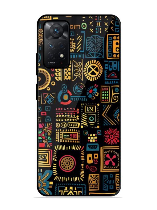 Tribal Tapestry Glossy Soft Edge Case for Xiaomi Redmi Note 11 Chachhi