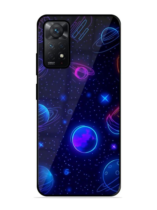 Neon Cosmos Glossy Soft Edge Case for Xiaomi Redmi Note 11 Chachhi