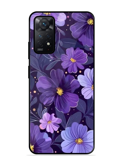 Purple Paradise Glossy Soft Edge Case for Xiaomi Redmi Note 11 Chachhi