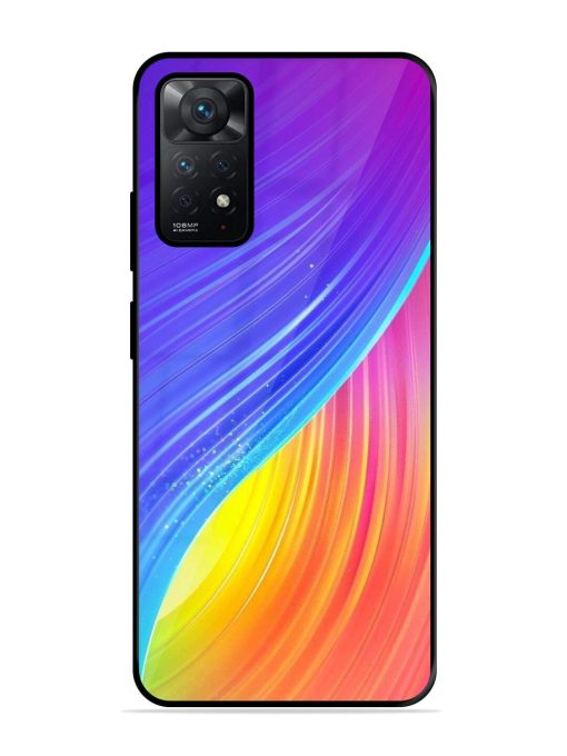 Neon Swirl Glossy Soft Edge Case for Xiaomi Redmi Note 11 Chachhi