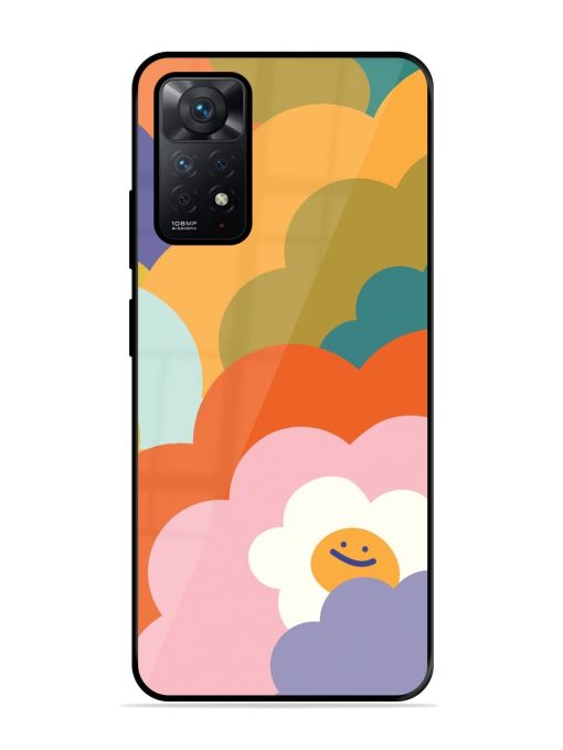 Happy Flower Power Glossy Soft Edge Case for Xiaomi Redmi Note 11