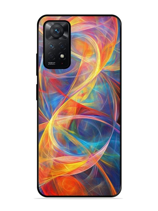 Cosmic Currents Glossy Soft Edge Case for Xiaomi Redmi Note 11