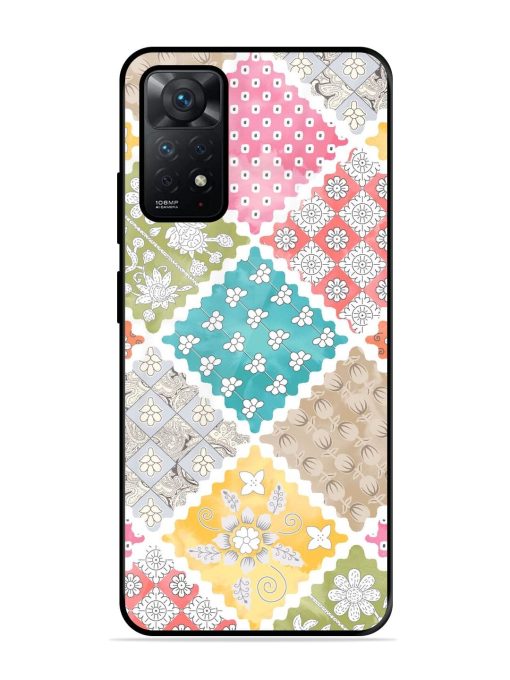 Patchwork Dreamscape Glossy Soft Edge Case for Xiaomi Redmi Note 11 Chachhi