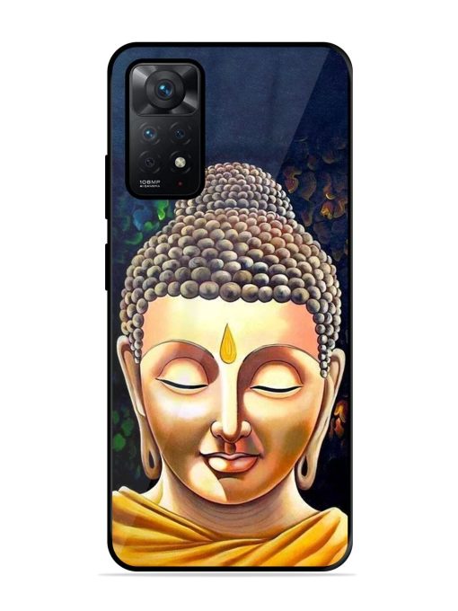 Buddha Face Glossy Soft Edge Case for Xiaomi Redmi Note 11 Chachhi