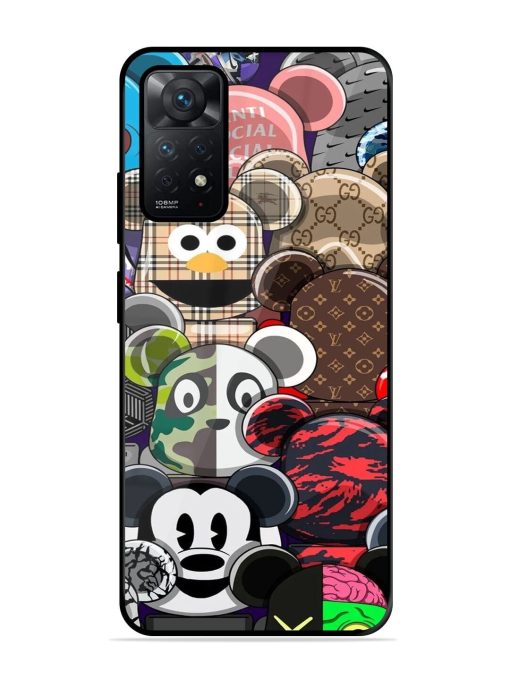 Streetwear Bearbrick Extravaganza Glossy Soft Edge Case for Xiaomi Redmi Note 11 Chachhi