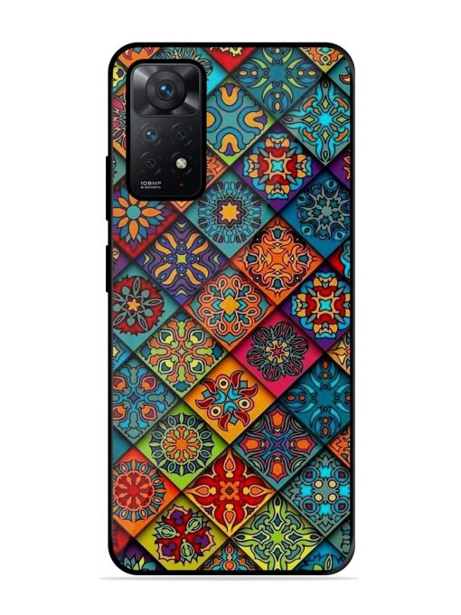 Patchwork Mandala Mosaic Glossy Soft Edge Case for Xiaomi Redmi Note 11 Chachhi