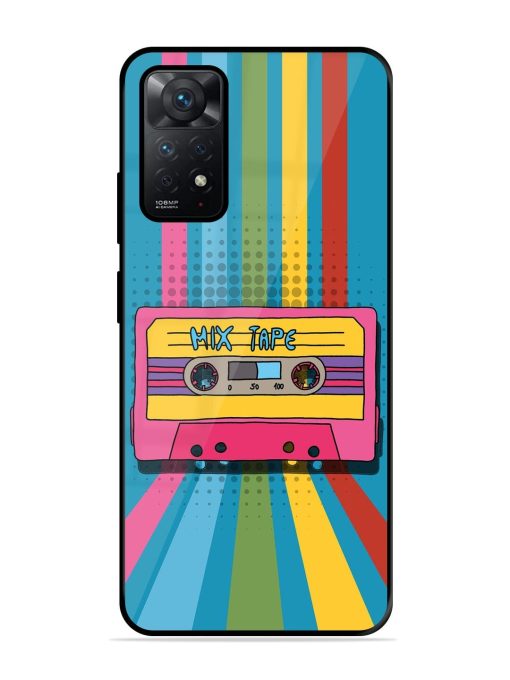 Retro Cassette Tapes Glossy Soft Edge Case for Xiaomi Redmi Note 11 Chachhi