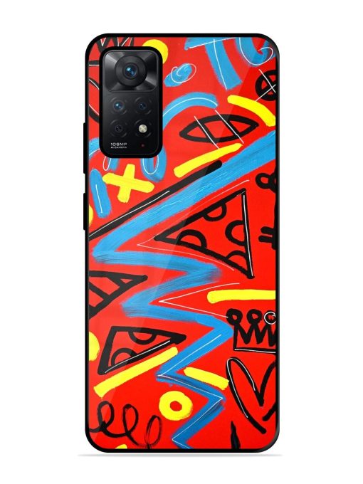 Groovy Garden Glossy Soft Edge Case for Xiaomi Redmi Note 11 Pro (4G) Chachhi