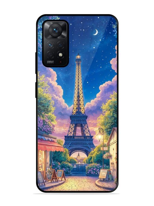 Twilight In Paris Glossy Soft Edge Case for Xiaomi Redmi Note 11 Pro (4G) Chachhi