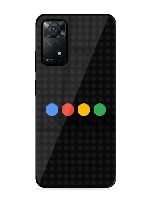 Google Dots Glossy Soft Edge Case for Xiaomi Redmi Note 11 Pro (4G) Chachhi