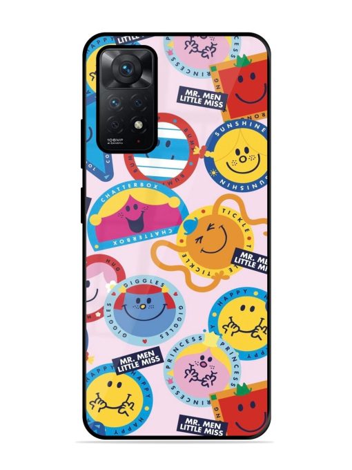 Whimsical Mr. Men & Little Miss Glossy Soft Edge Case for Xiaomi Redmi Note 11 Pro (4G) Chachhi