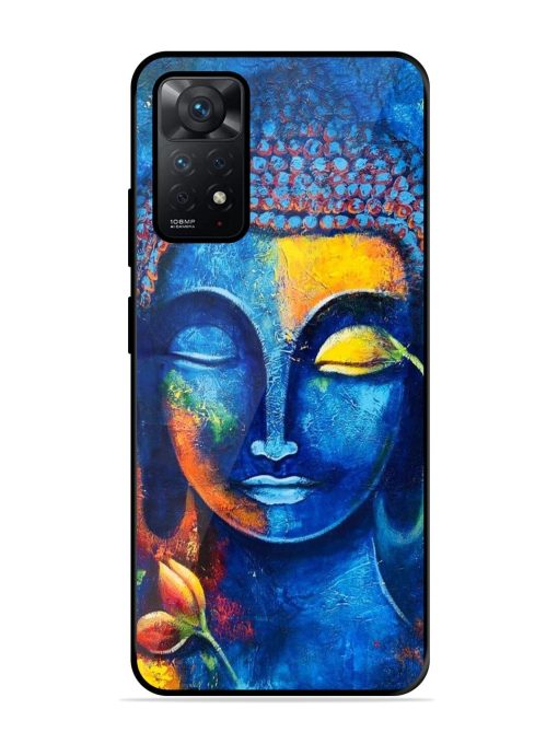 Enlightened Serenity Glossy Soft Edge Case for Xiaomi Redmi Note 11 Pro (4G) Chachhi