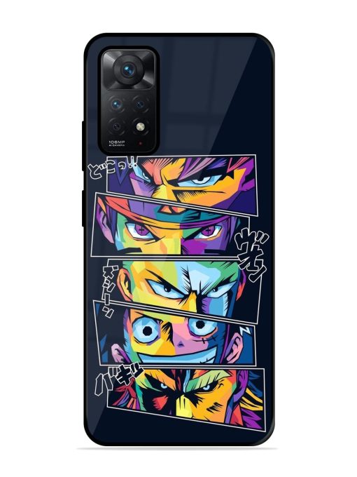 One Piece Powerhouse Glossy Soft Edge Case for Xiaomi Redmi Note 11 Pro (4G) Chachhi