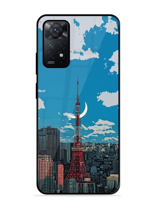 Tokyo Twilight Glossy Soft Edge Case for Xiaomi Redmi Note 11 Pro (5G) Chachhi