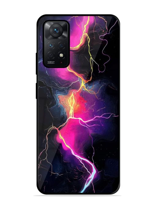 Electric Dreams Glossy Soft Edge Case for Xiaomi Redmi Note 11 Pro (5G) Chachhi