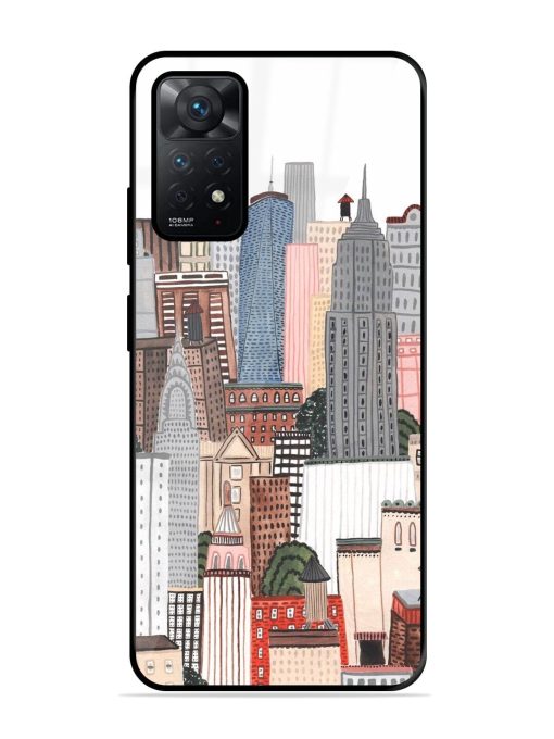 Cityscape Dreams Glossy Soft Edge Case for Xiaomi Redmi Note 11 Pro Plus (5G)