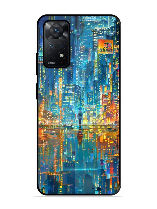 Neon Metropolis Glossy Soft Edge Case for Xiaomi Redmi Note 11 Pro Plus (5G)