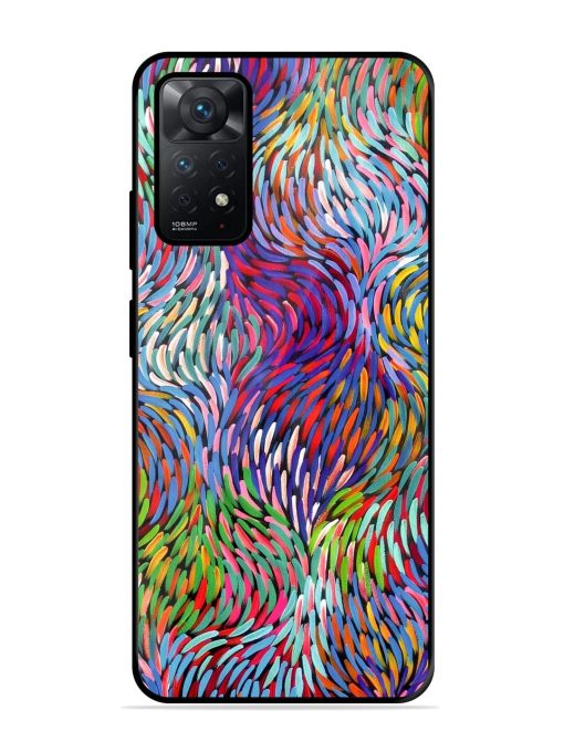 Vibrant Waves Glossy Soft Edge Case for Xiaomi Redmi Note 11S