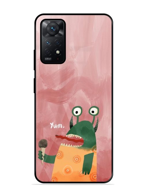 Hungry Monster Glossy Soft Edge Case for Xiaomi Redmi Note 11S