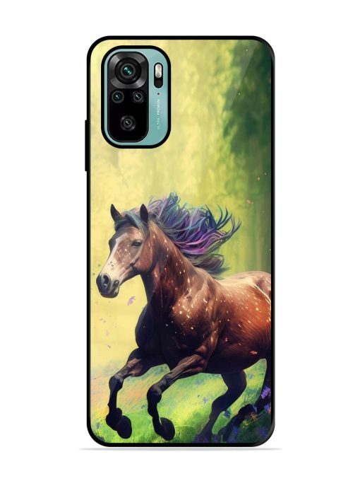 Enchanted Gallop Glossy Soft Edge Case for Xiaomi Redmi Note 11 Se Chachhi