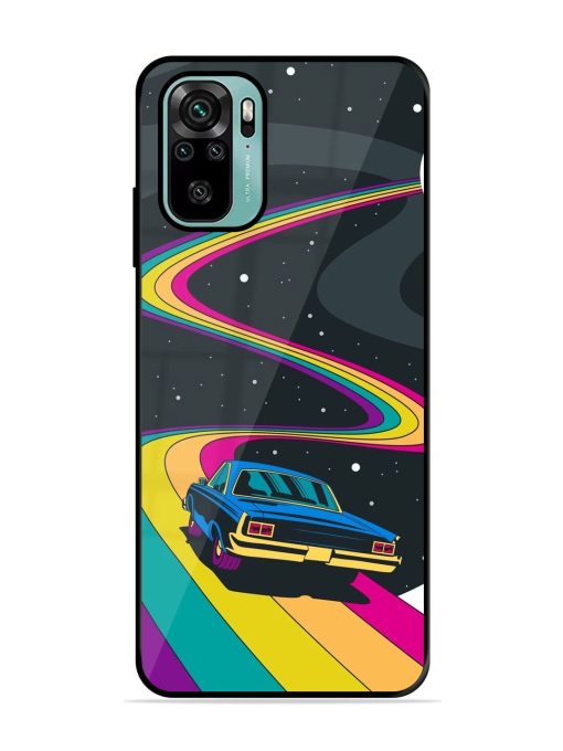 Rainbow Road Glossy Soft Edge Case for Xiaomi Redmi Note 11 Se Chachhi