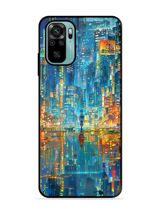 Neon Metropolis Glossy Soft Edge Case for Xiaomi Redmi Note 11 Se Chachhi