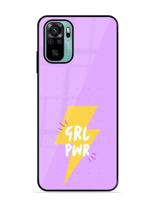 Girl Power Spark Glossy Soft Edge Case for Xiaomi Redmi Note 11 Se Chachhi